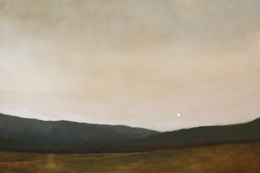 The Rising Moon, 36x24"