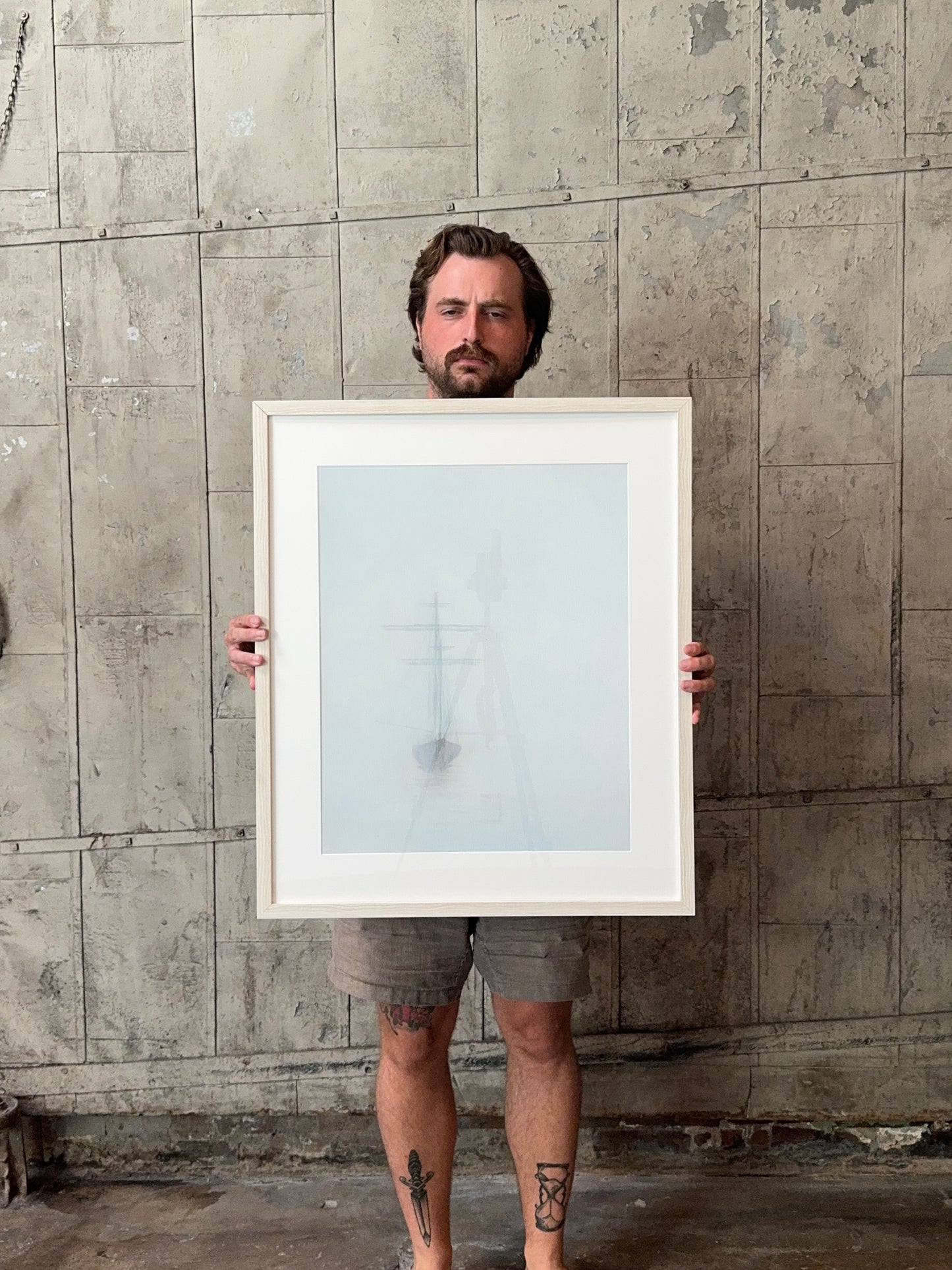 The Passing of Memories, 29x25" framed print