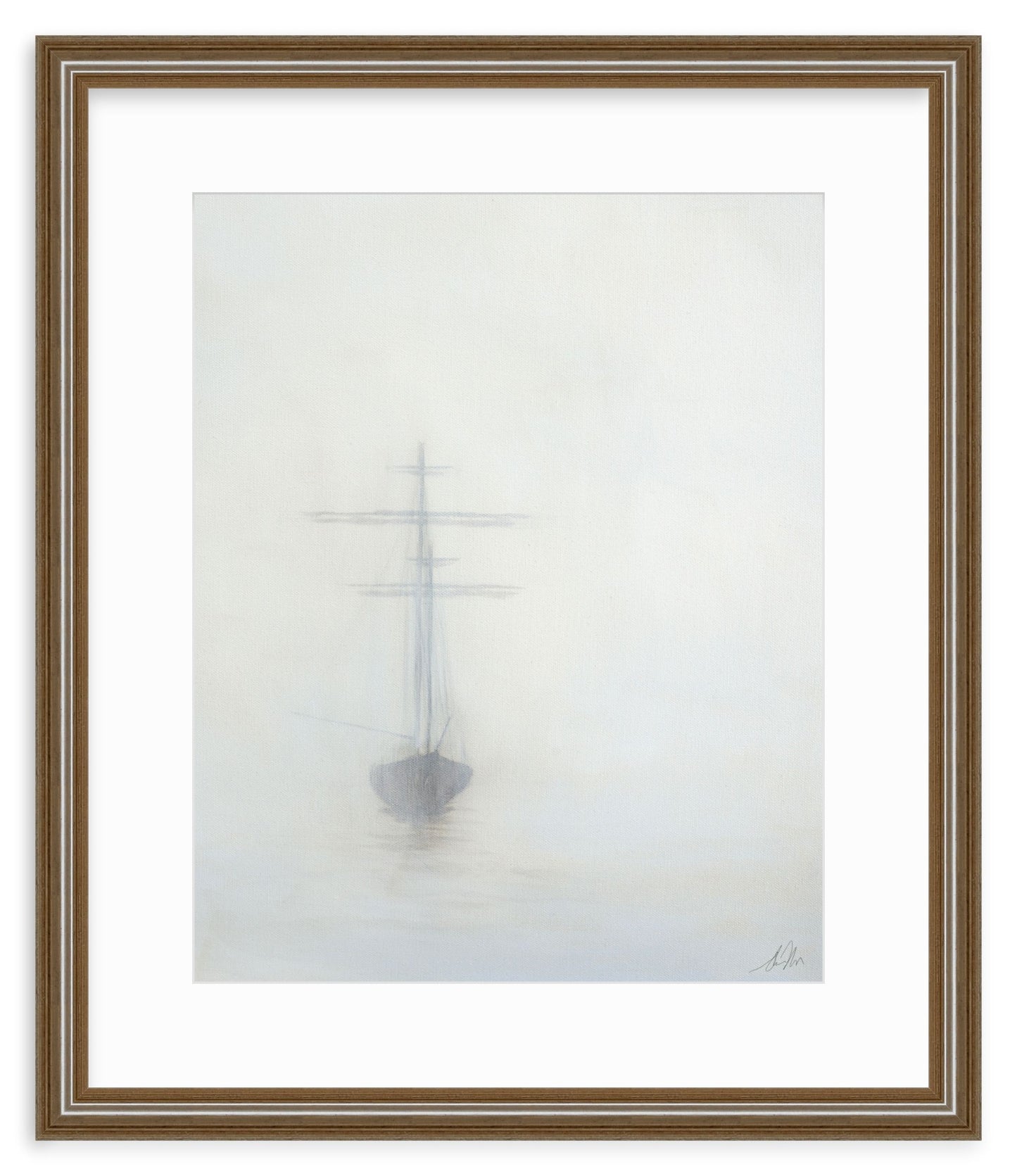 The Passing of Memories, 29x25" framed print