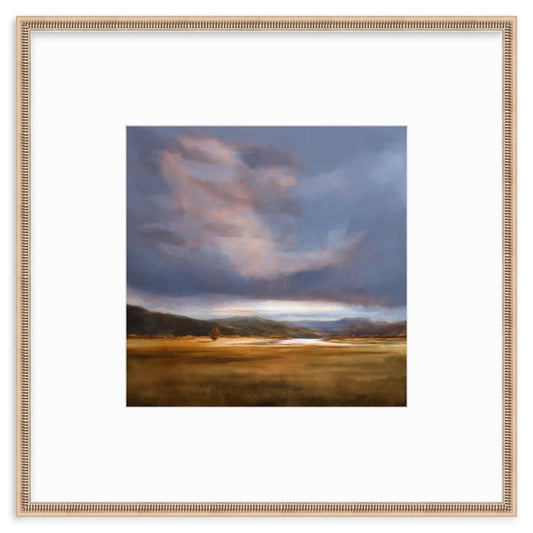 The Arriving Light, 31x31" framed print