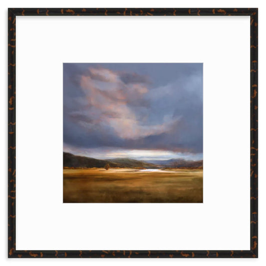 The Arriving Light, 31x31" framed print